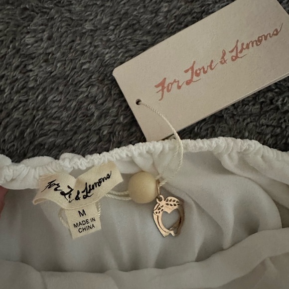NWT For Love & Lemons Daisy Halter Maxi Dress - Picture 5 of 7